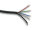 RGBW-Kabel LiYY, schwarz, 5-adrig (4x0,25mm², 1x0,8mm²)